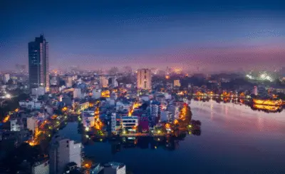 ハノイの夜景