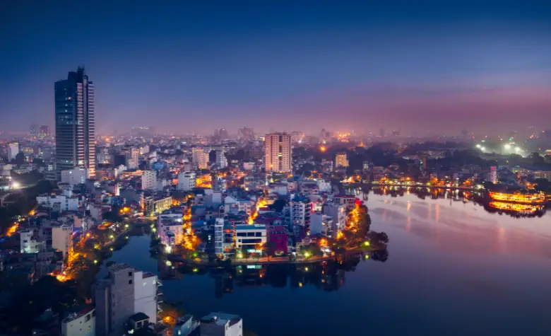 ハノイの夜景